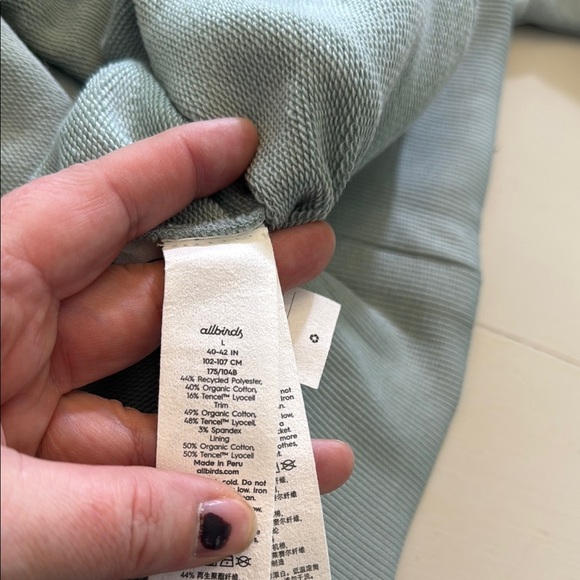 AllBirds Anytime Full Zip Hoodie Bark Grey Size Medium - Picture 10 of 11